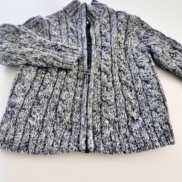 Janie and Jack full zip Cable Sweater - Picture 2 of 3
